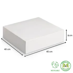 Boîte pâtissière blanche