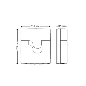 Distributeur Papier hygiénique "Jumbo"