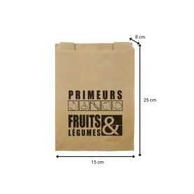 Sac papier fruits et légumes