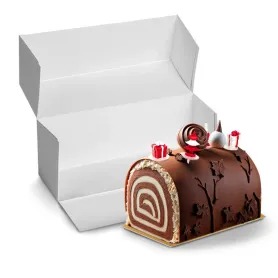 Boîte à bûche blanche