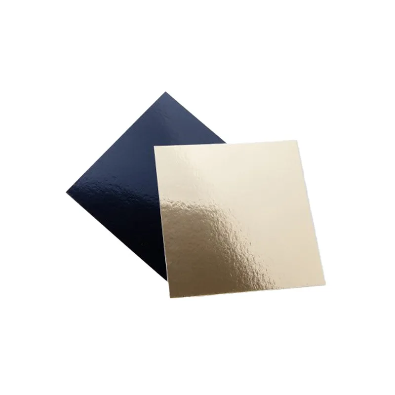 Plaque or/noir angles droits