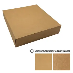 Boîte pâtissière kraft brun