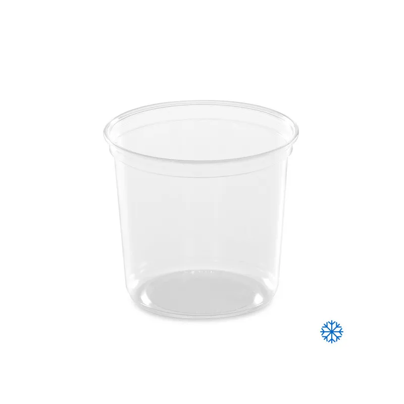 Pot transparent rond Solo Premium