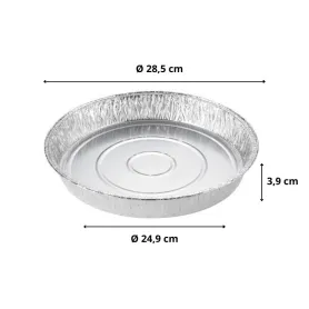 Tourtière aluminium