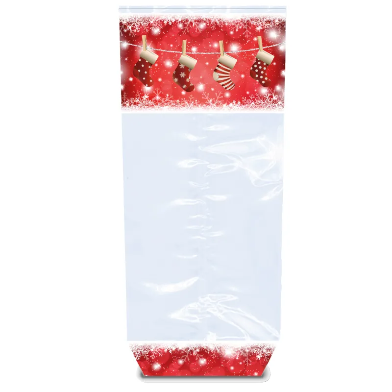 Sac polypro fond carton avec motif