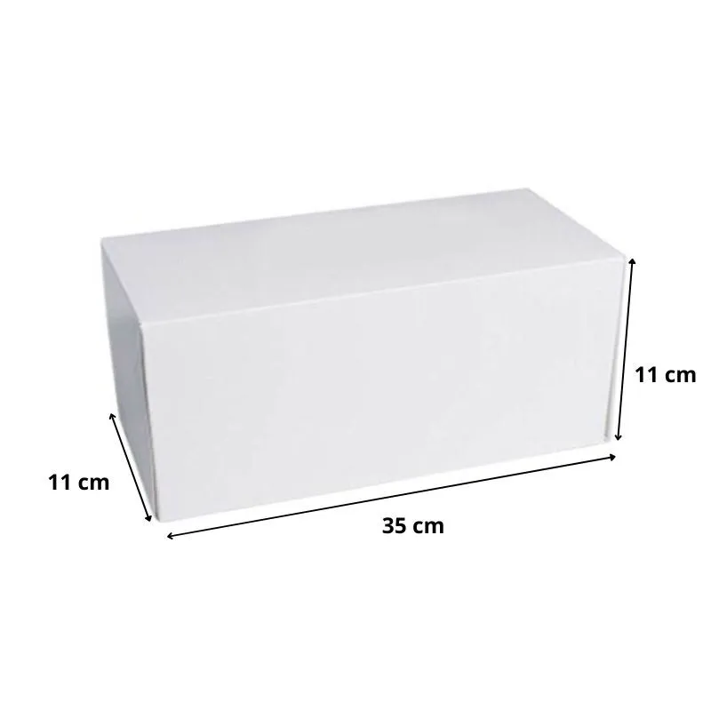 Boîte à bûche blanche