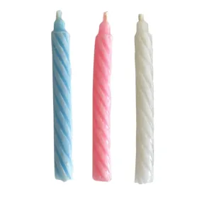 Bougies d'anniversaire + bobèches