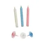 Bougies d'anniversaire + bobèches-3565