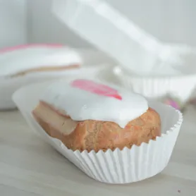 Caissette plissée blanche