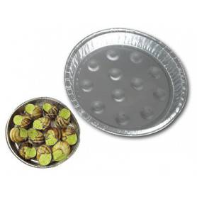 Assiette aluminium alvéolée pour escargots - Assiette Escargot Four 