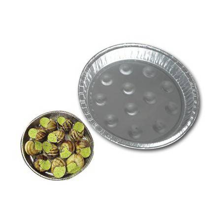 Assiette aluminium alvéolée pour escargots - Assiette Escargot Four 