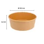 Boîte salade ronde kraft brun-3712
