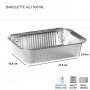 Barquette aluminium fermable