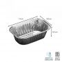 Barquette aluminium