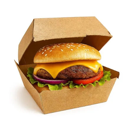 Boîte hamburger et sandwich kraft