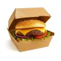 Boîte hamburger et sandwich kraft-3801