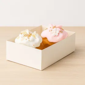 Caissette blanche sans couvercle