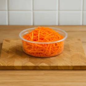 Pot rond transparent ou translucide