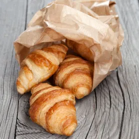 Sac croissant  kraft brun