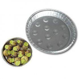 Plat spécial : Assiette alvéolée aluminum (escargots)