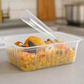 Barquette thermoscellable transparente