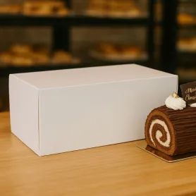 Boîte à bûche blanche