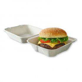 Boîte hamburger bagasse