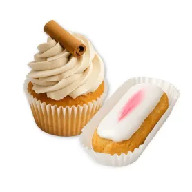 Caissette plissée blanche