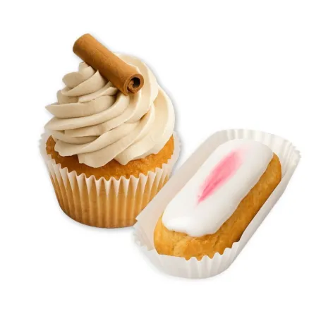 Caissette plissée blanche