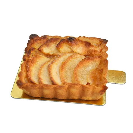 Languette or/noir carrée