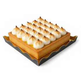 Carré ondine or/noir