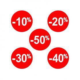 Etiquettes adhésives remises