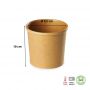 Pot à soupe carton brun-4029