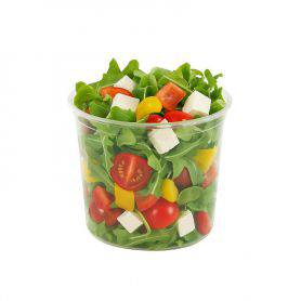 Pot transparent rond Solo Premium