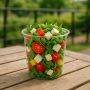 Pot transparent rond Solo Premium-4035