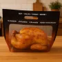 Sac poulet rôti zip poignée micro-ondable-4068