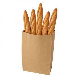Sac kraft regroupement de pain 