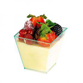 Verrine coupe + couvercle cristal