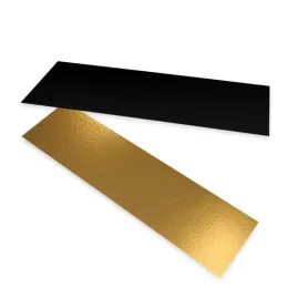 Semelle bûche or/noir angles droits