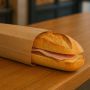 Sac sandwich papier kraft brun - 1er prix-4106