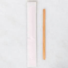 Agitateur bois emballé individuellement