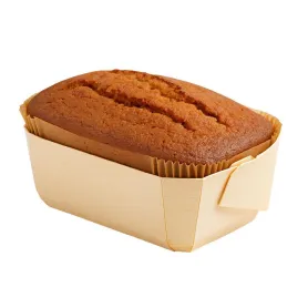 Barquette bois avec papier cuisson