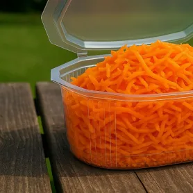 Boîte cristal à couvercle rentrant