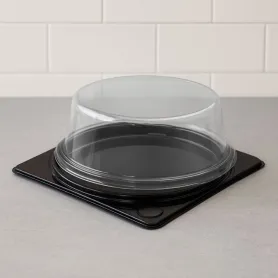 Boite pâtisserie ronde avec couvercle