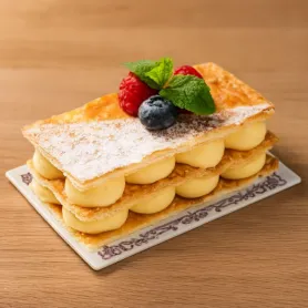 Feuillette support pâtisserie