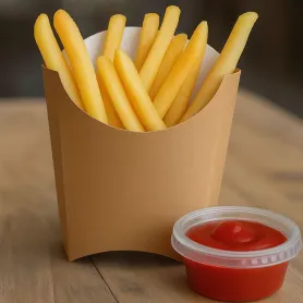 Pochette frites kraft