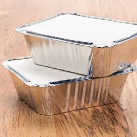 Barquette aluminium fermable