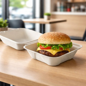 Boîte hamburger bagasse