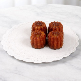 Rond festonné blanc