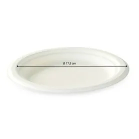 Assiettes en fibre de canne